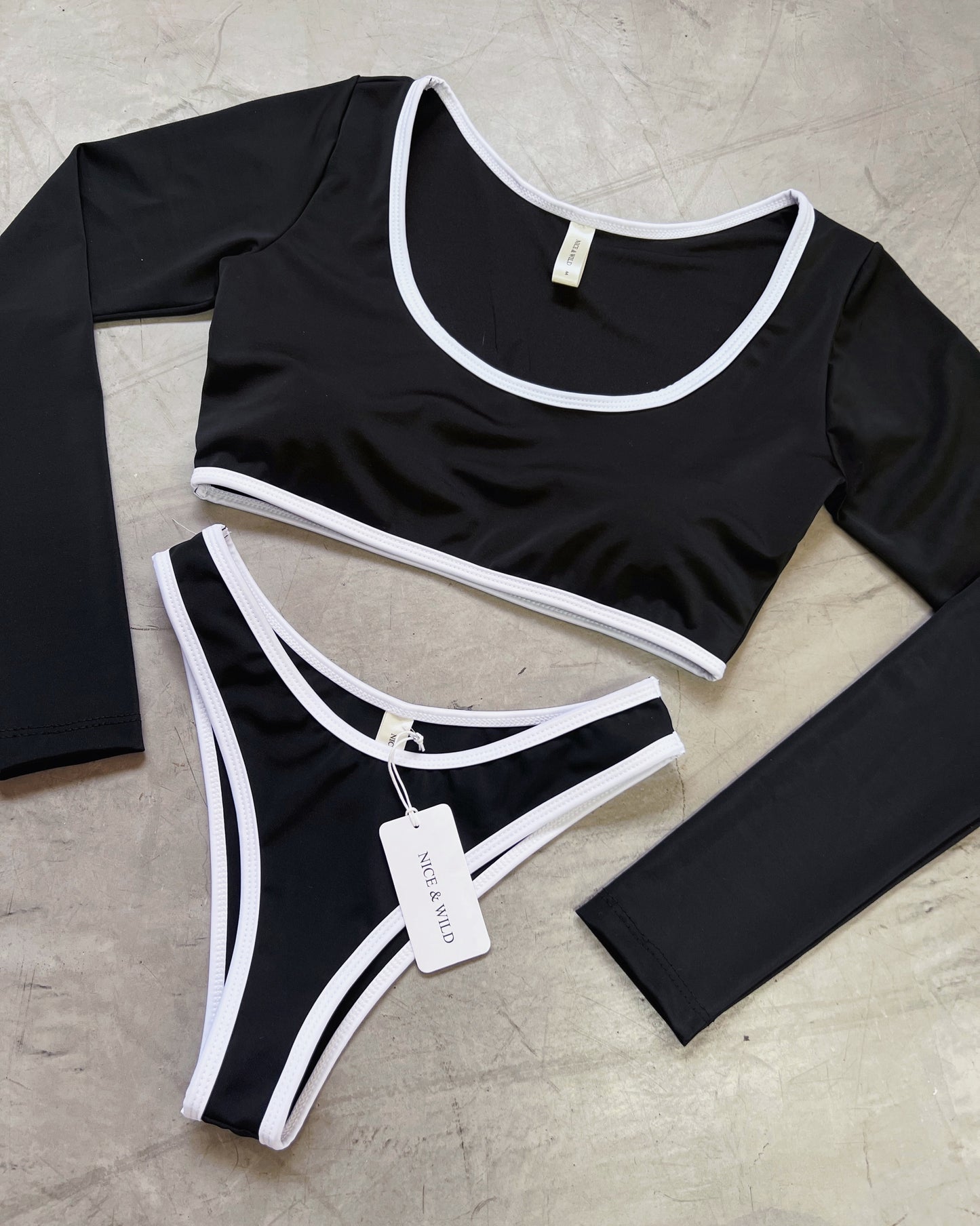 BIKINI ESTELAR SESGO BLANCO