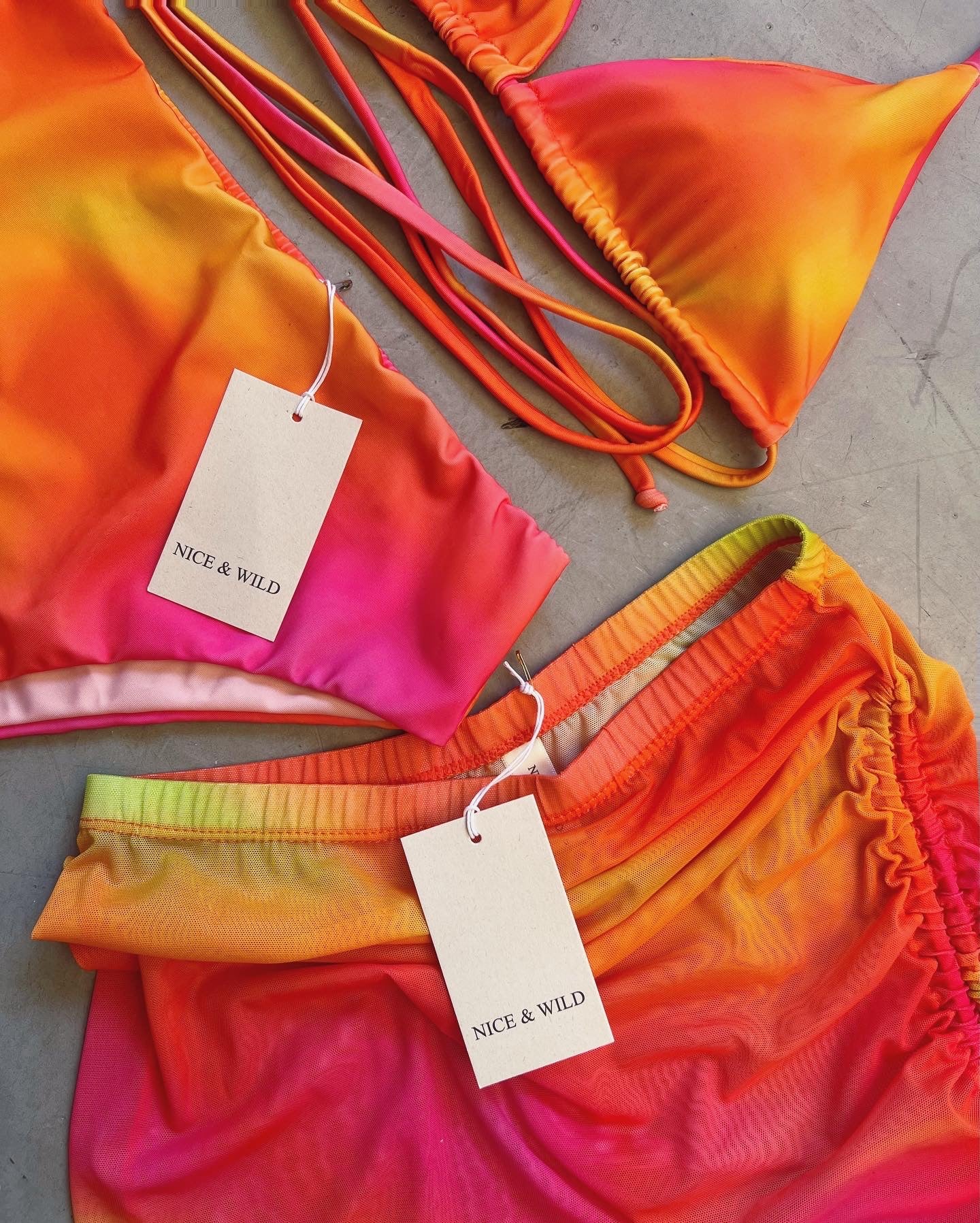 BIKINI TIRO ALTO DAIKIRI + FALDA EN MALLA