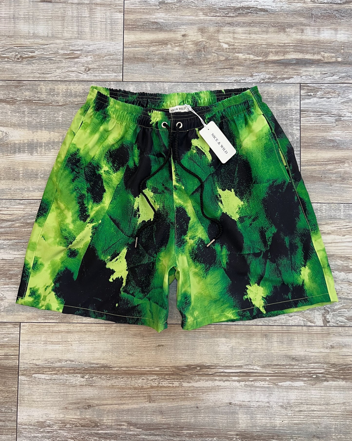 PANTALONETA VERDE ABSTRACTO