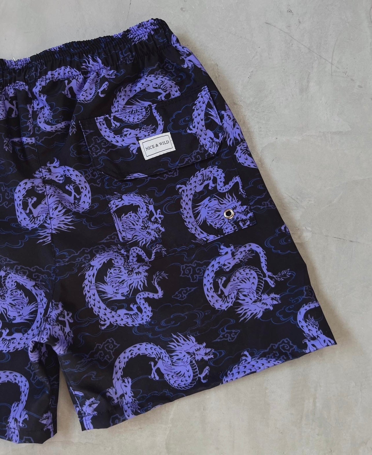 PANTALONETA DRAGONES MORADOS