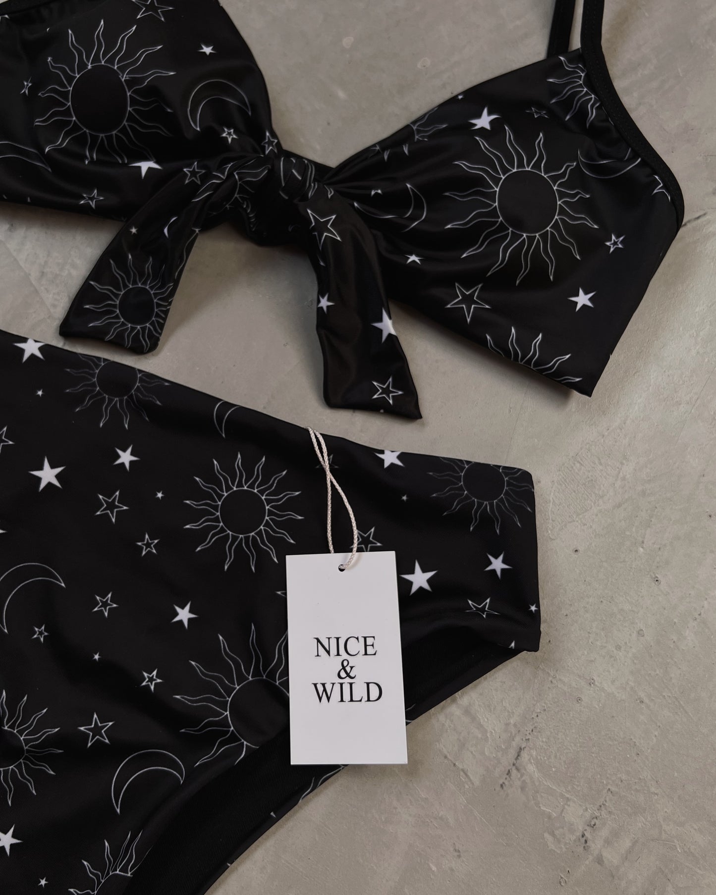 BIKINI URSULA SOL Y LUNA + FALDA EN MALLA