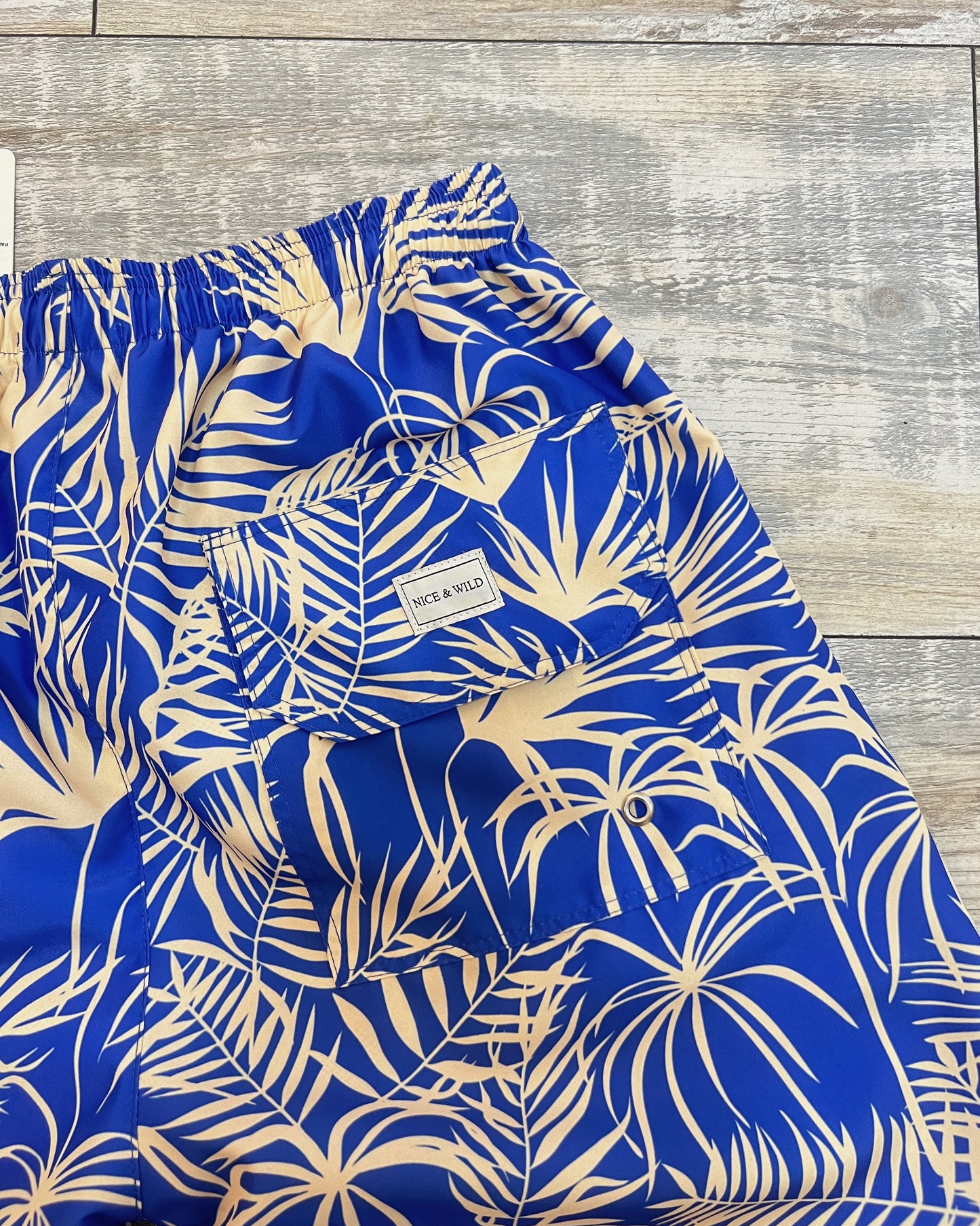 PANTALONETA RAMAS AZUL