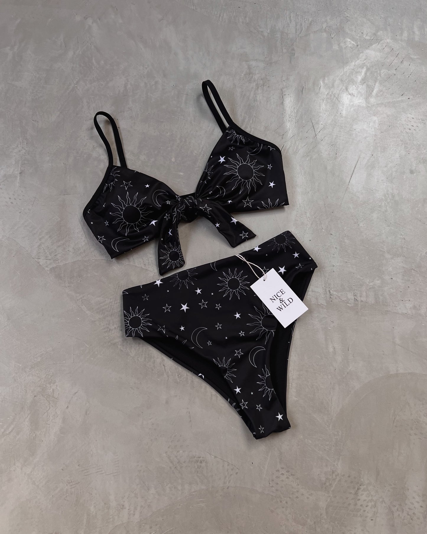 BIKINI URSULA SOL Y LUNA + FALDA EN MALLA