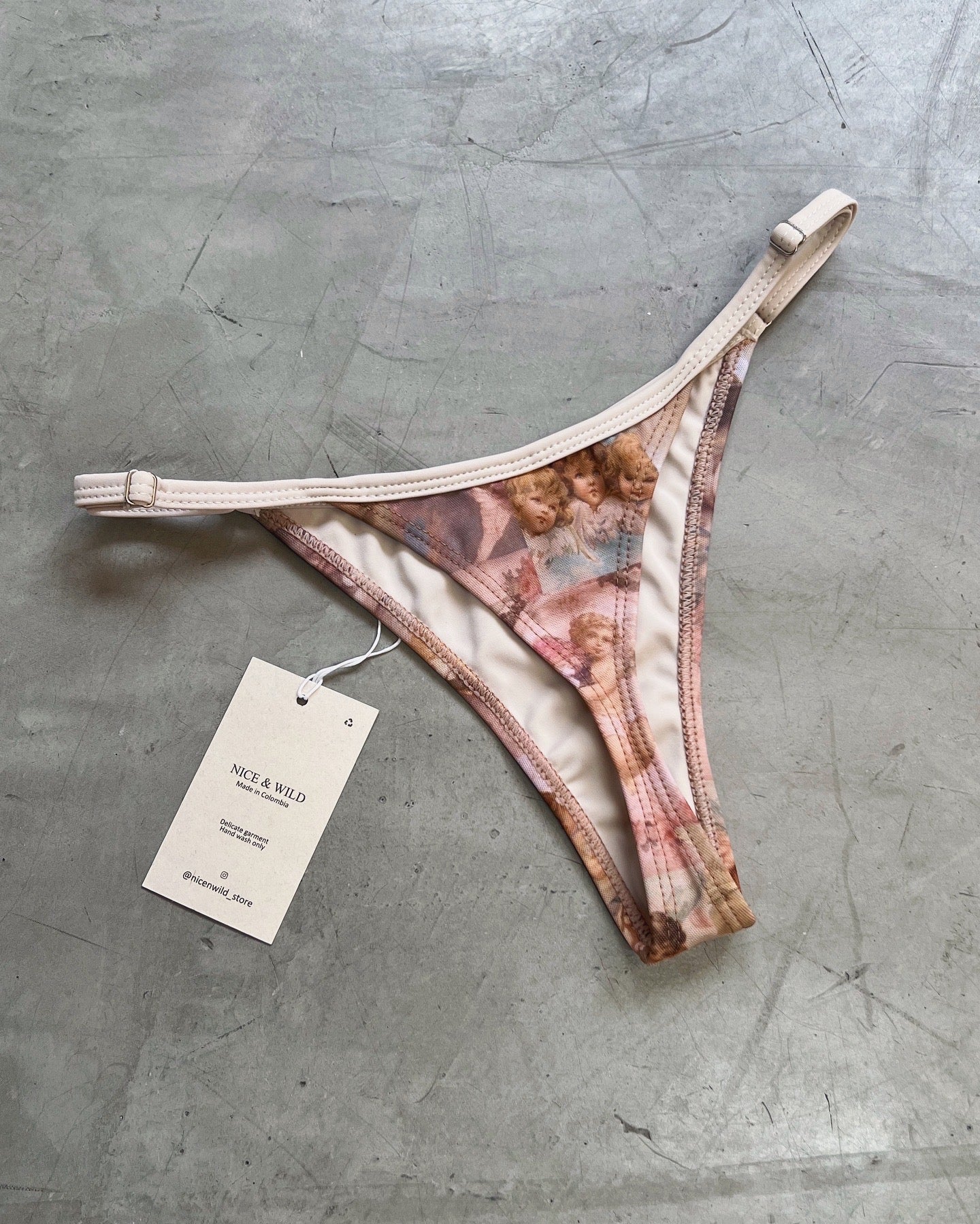 SET BIKINI ÁNGELES + FALDA EN MALLA