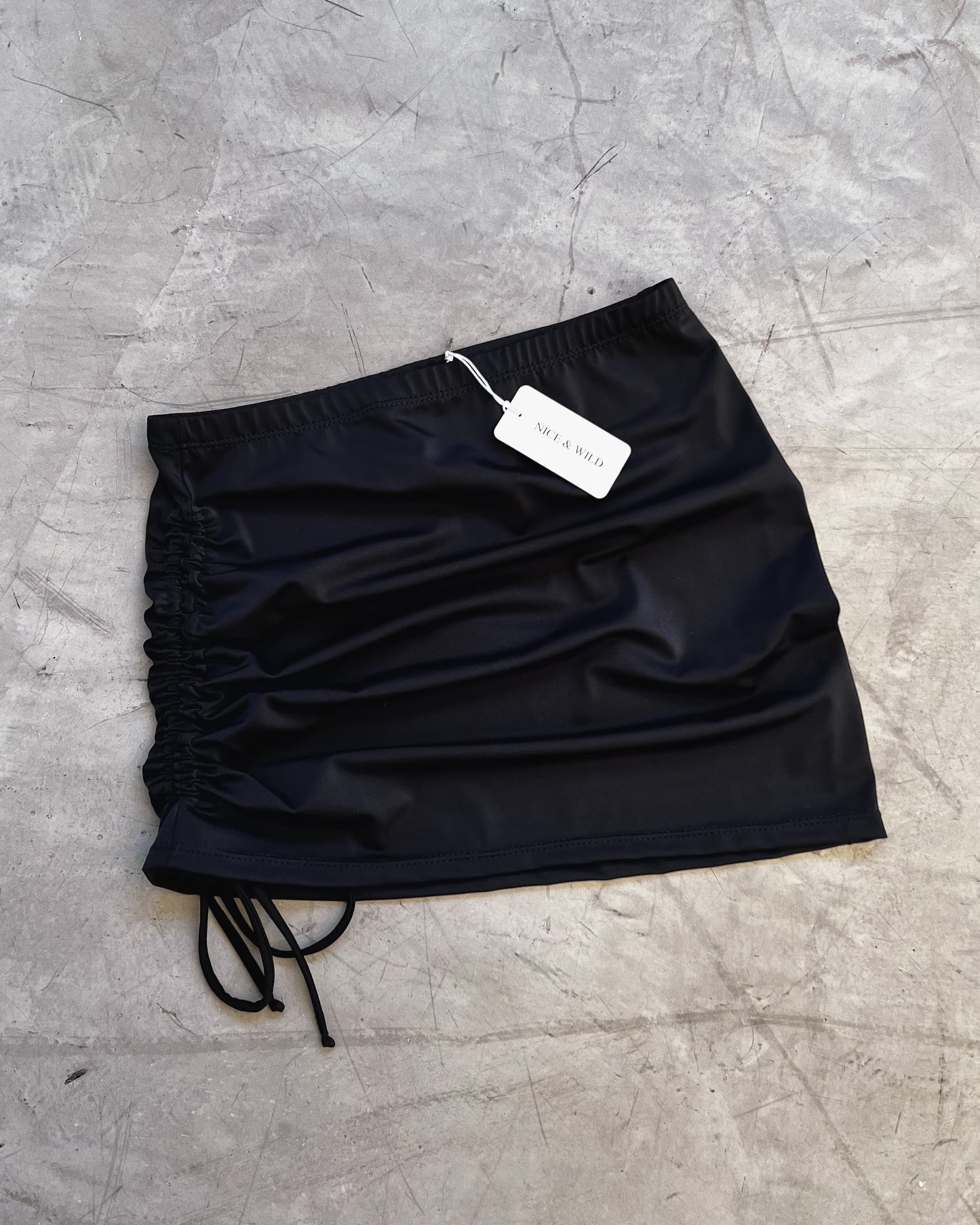 FALDA TELA BIKINI NEGRO